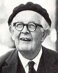 Portrait of the psychologist Jean Piaget